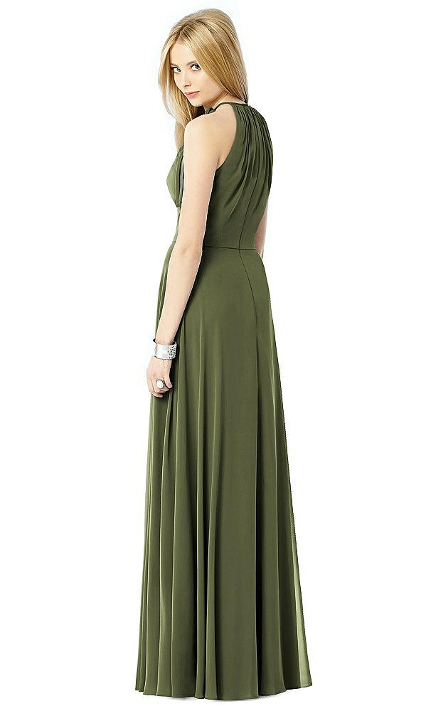 Back View - Olive Green After Six Bridesmaid Dress 6704