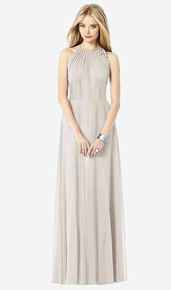Front View - Oyster After Six Bridesmaid Dress 6704