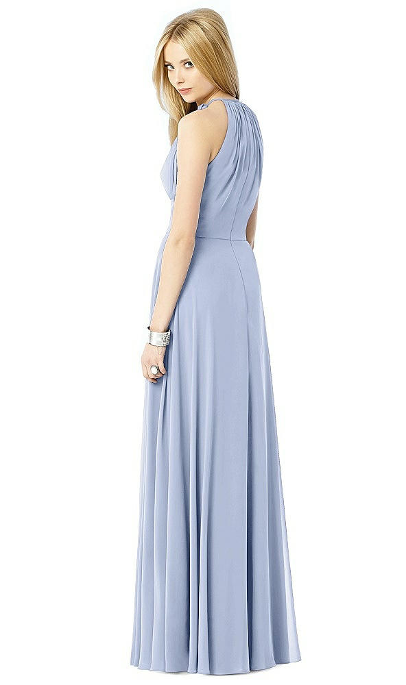 Back View - Sky Blue After Six Bridesmaid Dress 6704