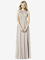 Front View Thumbnail - Taupe After Six Bridesmaid Dress 6704