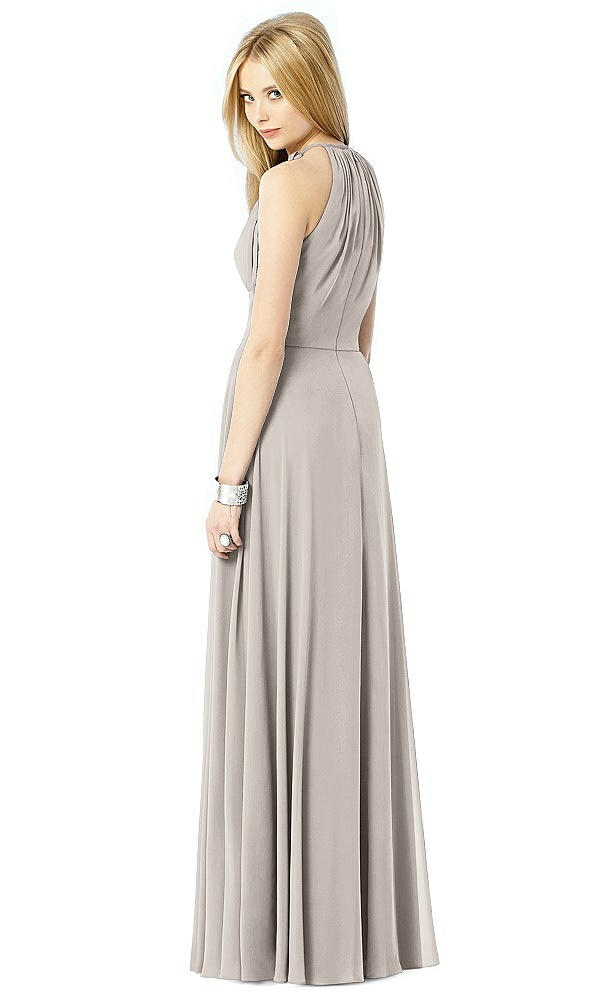 Back View - Taupe After Six Bridesmaid Dress 6704