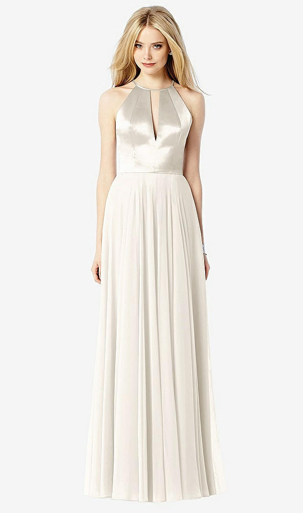 Front View - Ivory After Six Bridesmaid Dress 6705