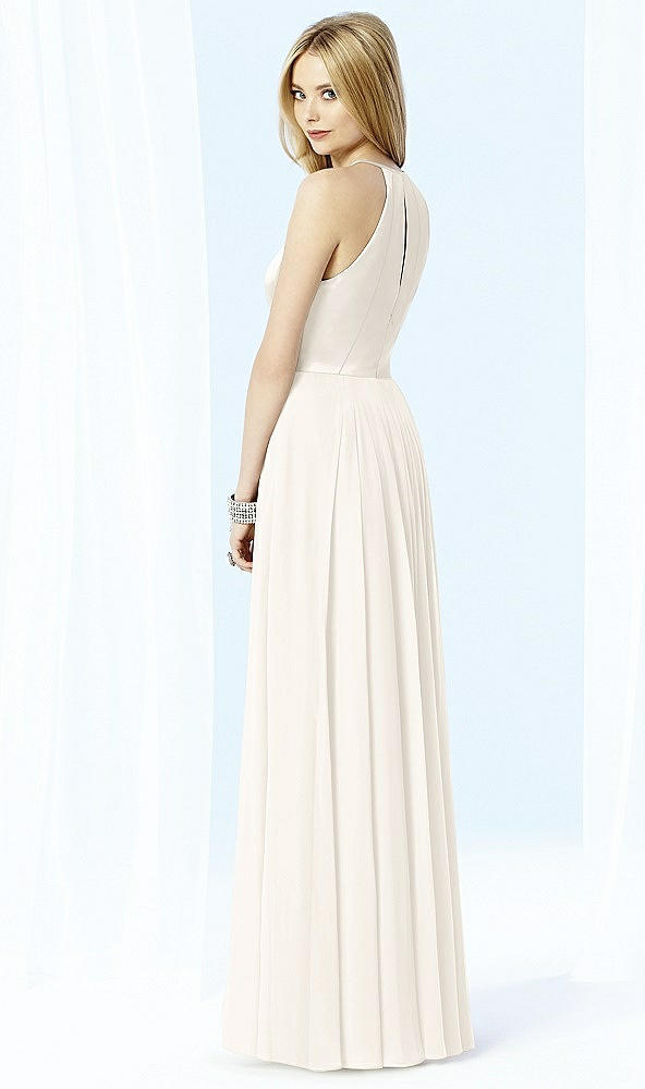 Back View - Ivory After Six Bridesmaid Dress 6705