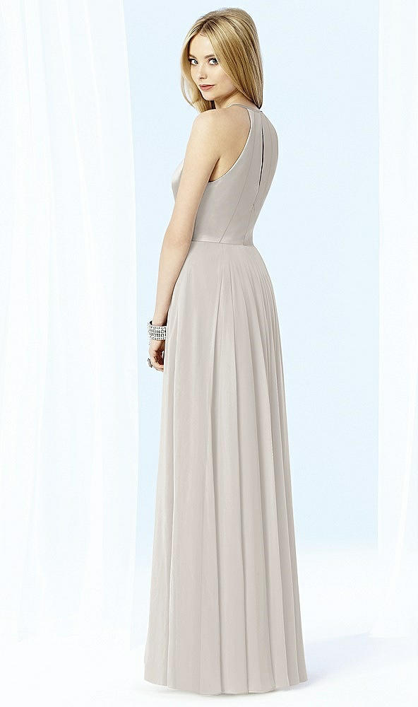 Back View - Oyster After Six Bridesmaid Dress 6705