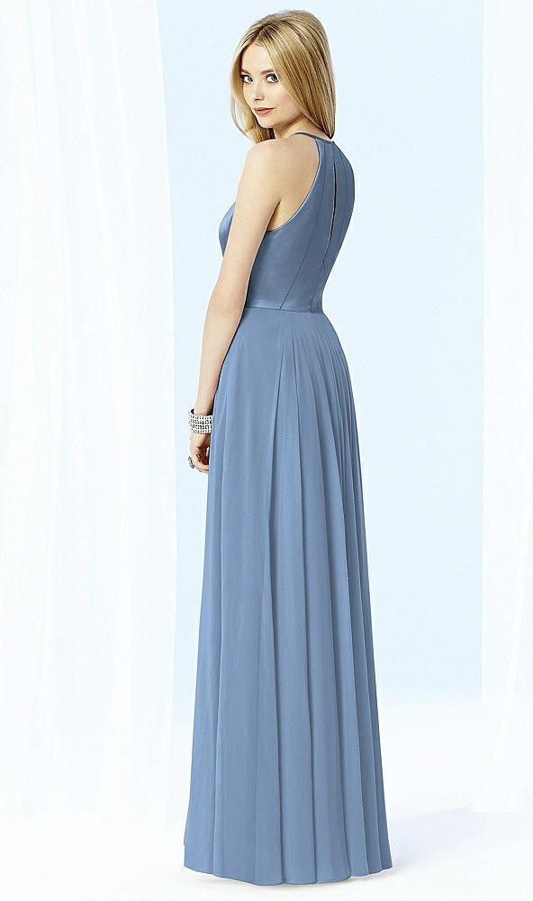 Back View - Windsor Blue After Six Bridesmaid Dress 6705