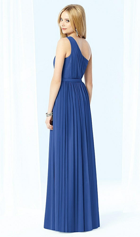 Back View - Classic Blue After Six Bridesmaid Dress 6706