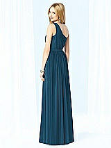 Rear View Thumbnail - Atlantic Blue After Six Bridesmaid Dress 6706