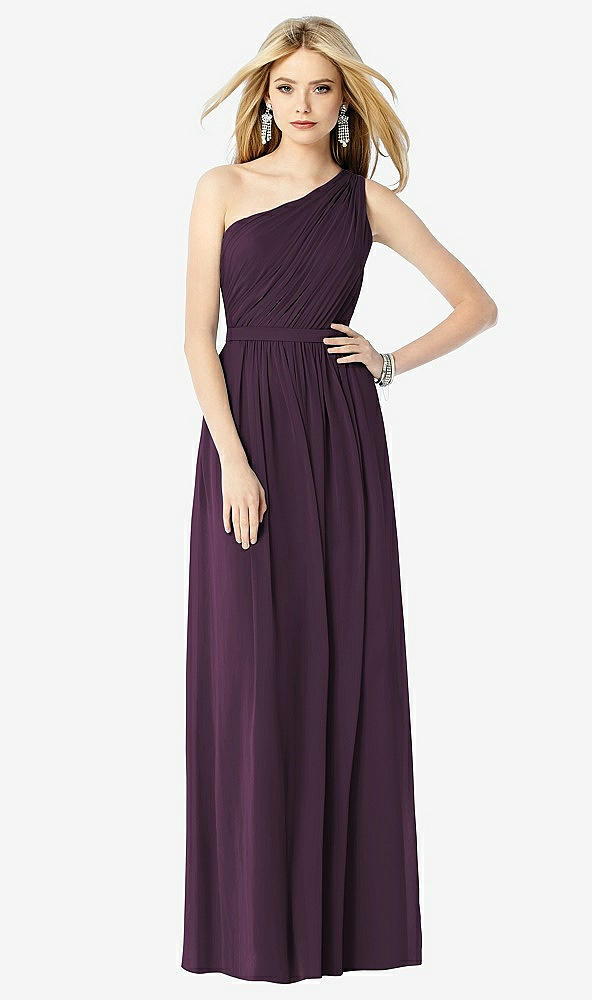 Front View - Aubergine After Six Bridesmaid Dress 6706