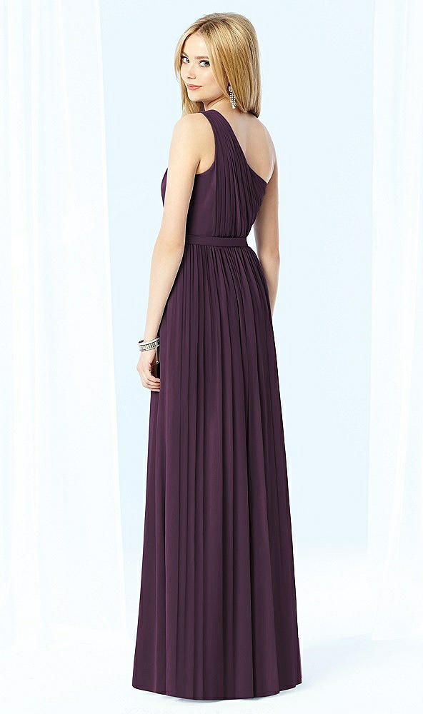 Back View - Aubergine After Six Bridesmaid Dress 6706