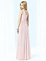 Rear View Thumbnail - Ballet Pink After Six Bridesmaid Dress 6706