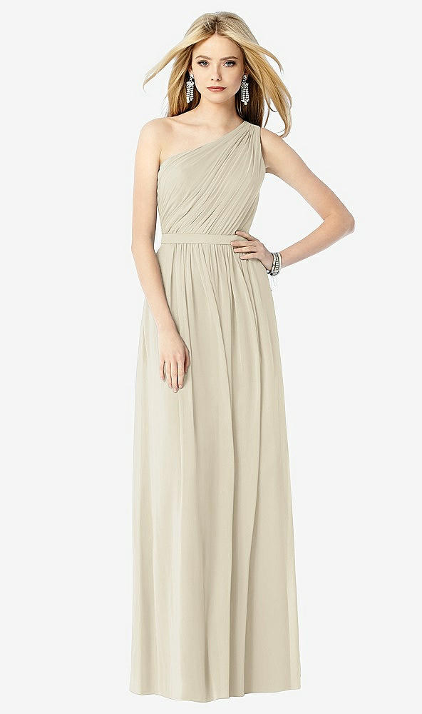 Front View - Champagne After Six Bridesmaid Dress 6706