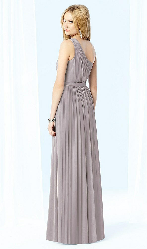 Back View - Cashmere Gray After Six Bridesmaid Dress 6706