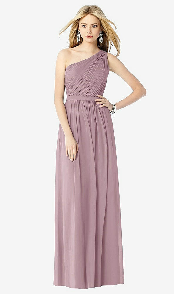 Front View - Dusty Rose After Six Bridesmaid Dress 6706