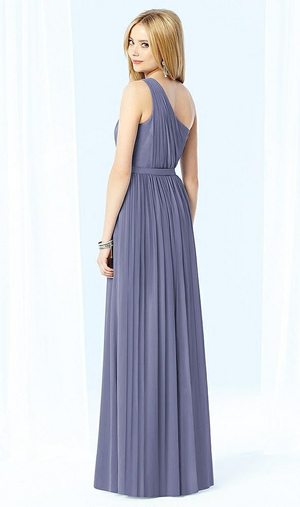 Back View - French Blue After Six Bridesmaid Dress 6706