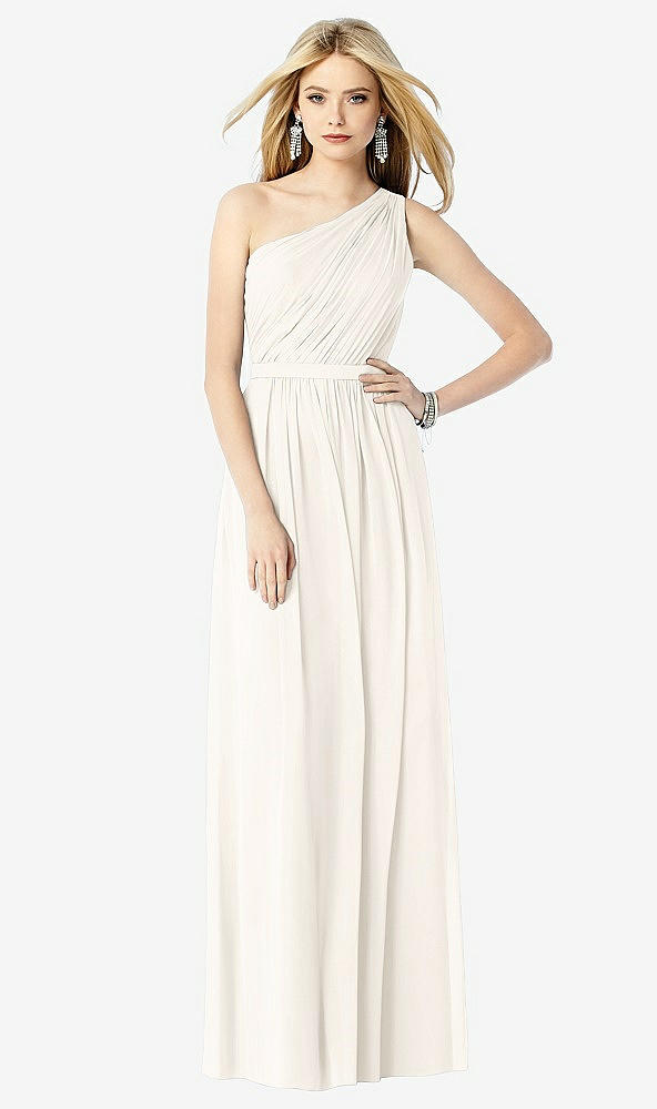 Front View - Ivory After Six Bridesmaid Dress 6706