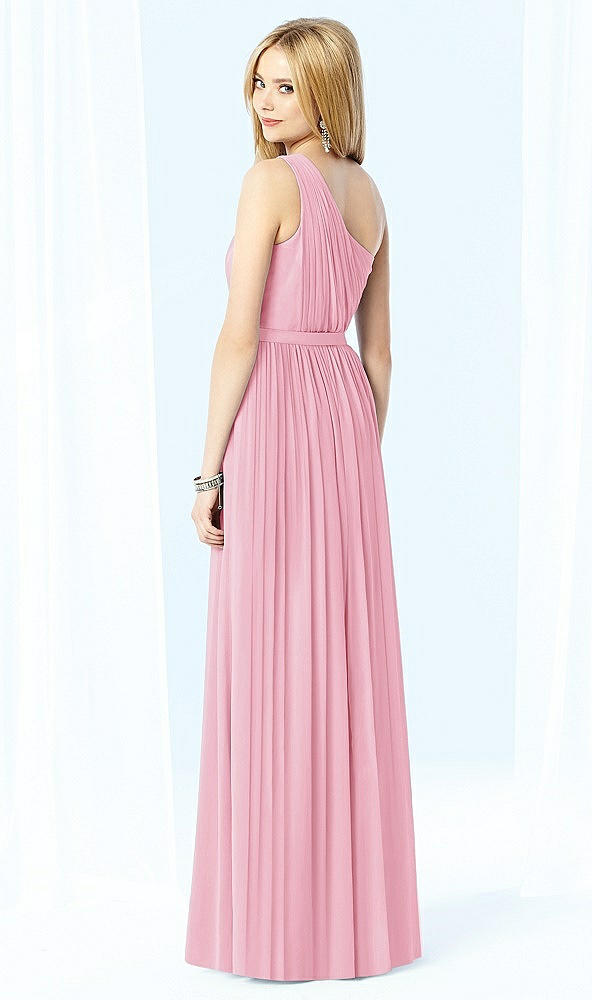 Back View - Peony Pink After Six Bridesmaid Dress 6706