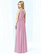 Rear View Thumbnail - Powder Pink After Six Bridesmaid Dress 6706