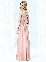 Rear View Thumbnail - Rose - PANTONE Rose Quartz After Six Bridesmaid Dress 6706