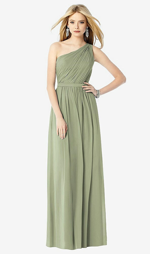 Front View - Sage After Six Bridesmaid Dress 6706