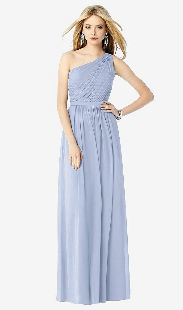 Front View - Sky Blue After Six Bridesmaid Dress 6706
