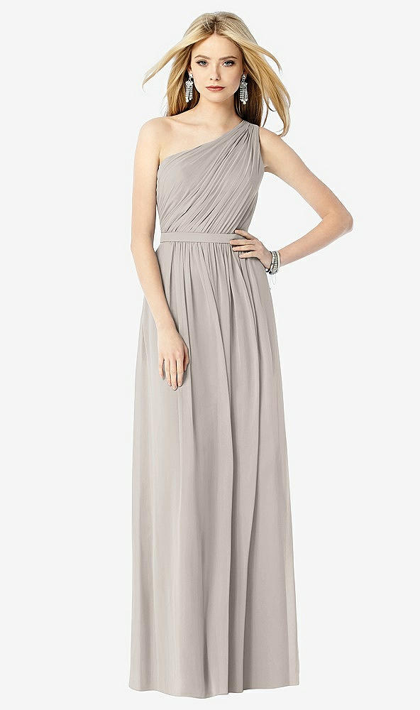 Front View - Taupe After Six Bridesmaid Dress 6706