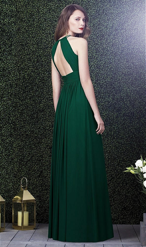 Back View - Hunter Green Dessy Collection Style 2918