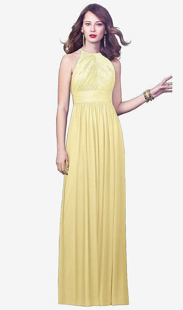 Front View - Pale Yellow Dessy Collection Style 2918