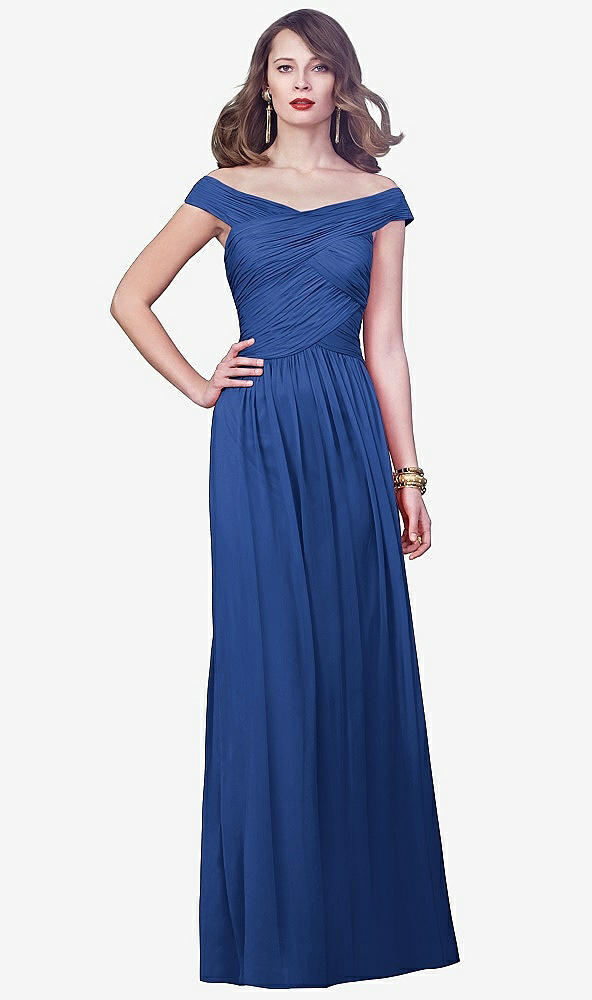 Front View - Classic Blue Dessy Collection Style 2919
