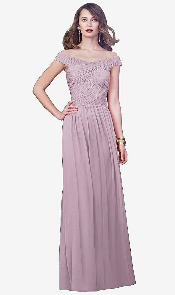 Front View - Suede Rose Dessy Collection Style 2919