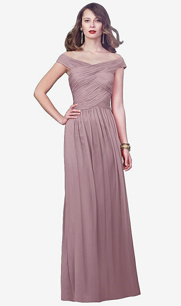Front View - Dusty Rose Dessy Collection Style 2919