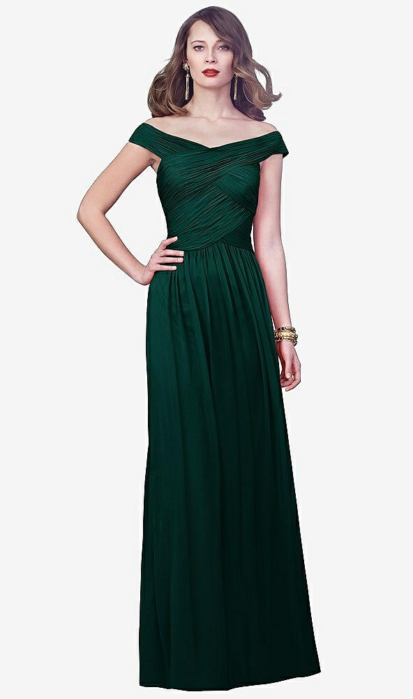 Front View - Evergreen Dessy Collection Style 2919