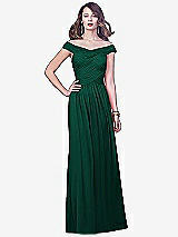 Front View Thumbnail - Hunter Green Dessy Collection Style 2919