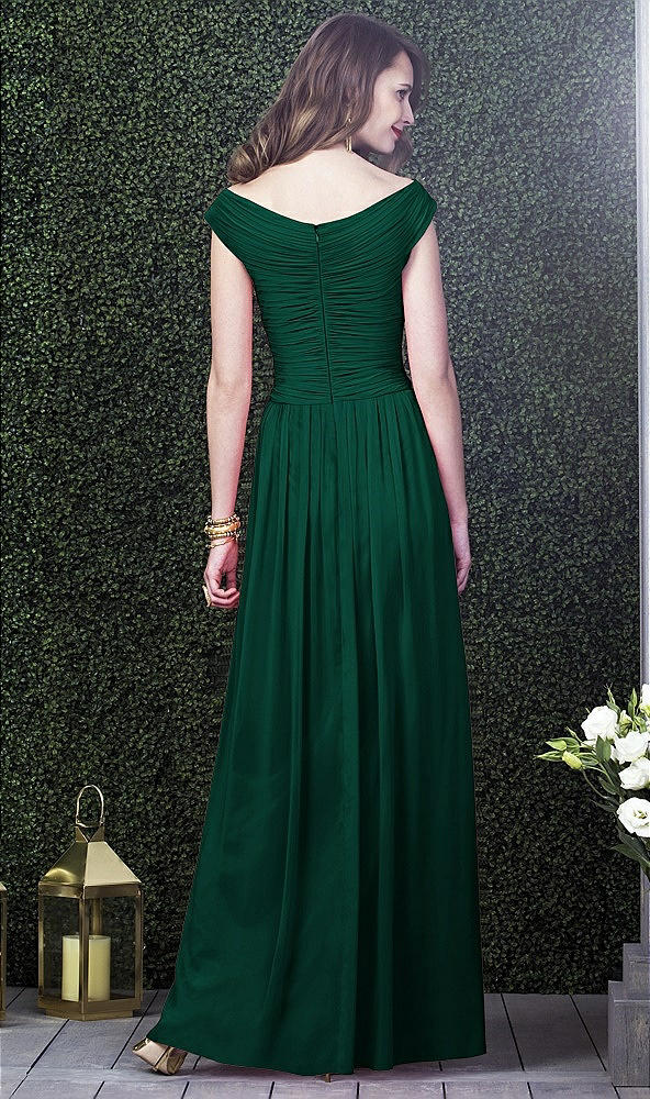 Back View - Hunter Green Dessy Collection Style 2919