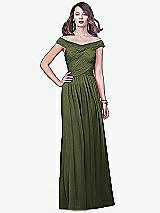 Front View Thumbnail - Olive Green Dessy Collection Style 2919