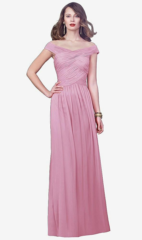 Front View - Powder Pink Dessy Collection Style 2919