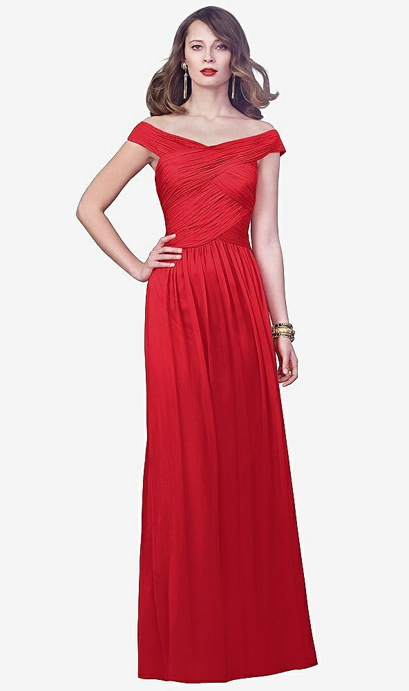 Front View - Parisian Red Dessy Collection Style 2919
