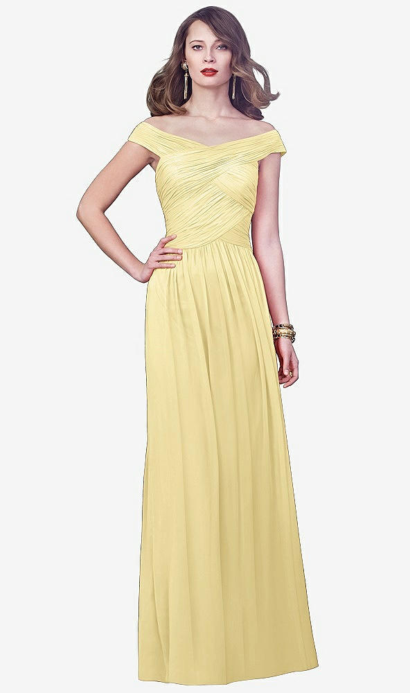 Front View - Pale Yellow Dessy Collection Style 2919
