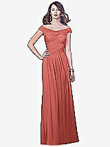 Front View Thumbnail - Coral Pink Dessy Collection Style 2919