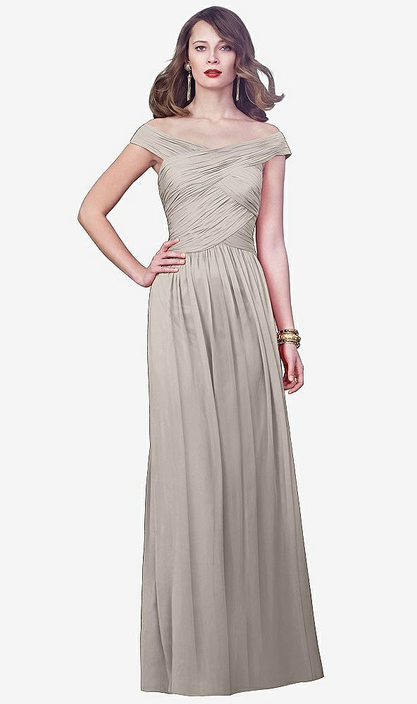 Front View - Taupe Dessy Collection Style 2919