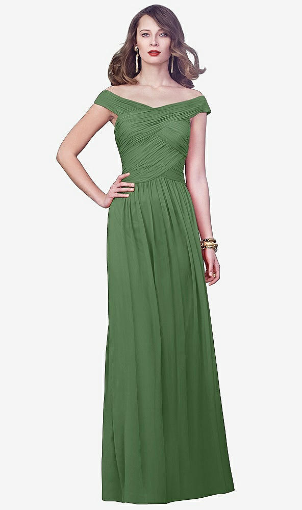 Front View - Vineyard Green Dessy Collection Style 2919