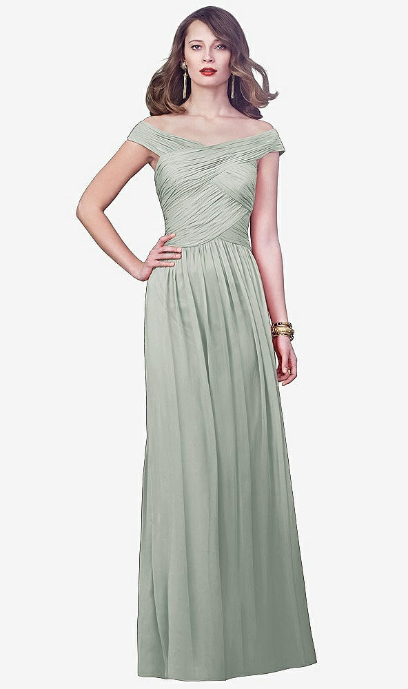 Front View - Willow Green Dessy Collection Style 2919