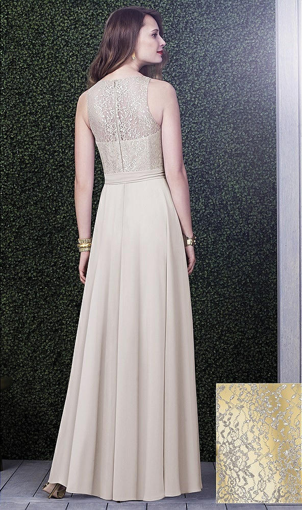 Back View - Buttercup & Oyster Dessy Collection Style 2924
