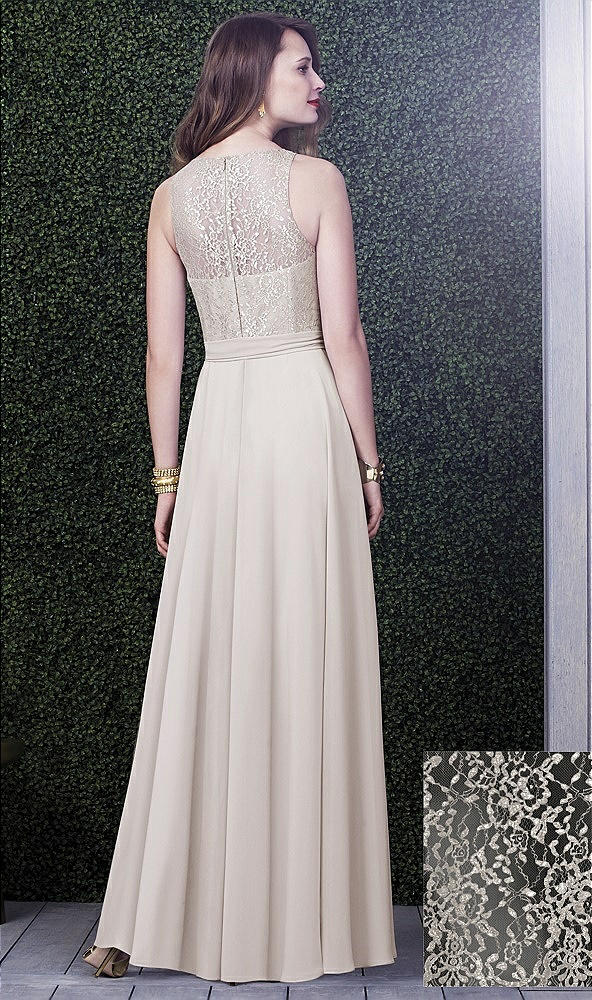 Back View - Black & Oyster Dessy Collection Style 2924