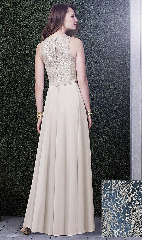 Back View - Sofia Blue & Oyster Dessy Collection Style 2924