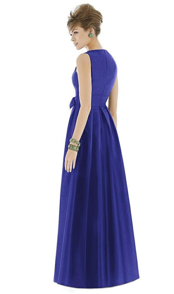 Back View - Electric Blue Alfred Sung Style D669