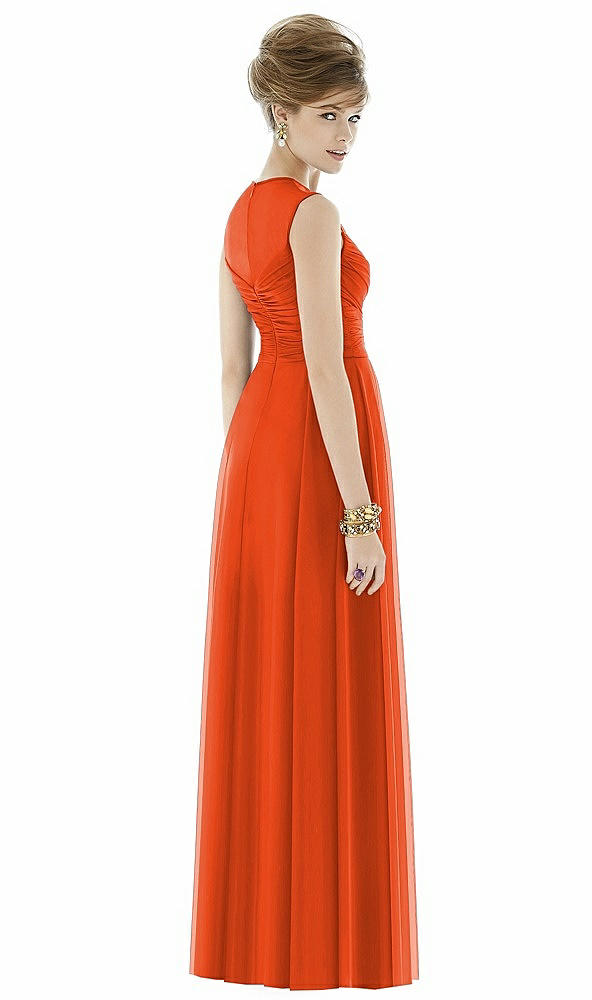 Back View - Tangerine Tango Alfred Sung Style D677