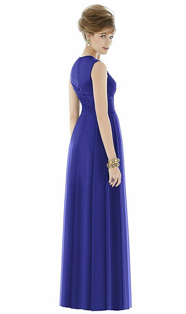 Back View - Electric Blue Alfred Sung Style D677