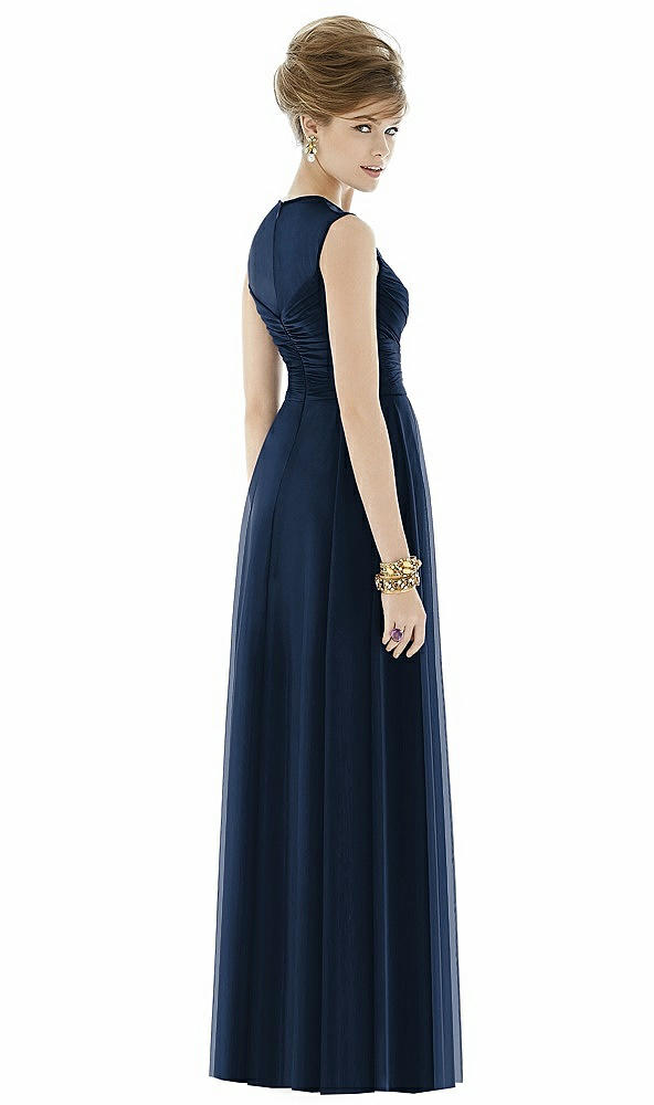 Back View - Midnight Navy Alfred Sung Style D677