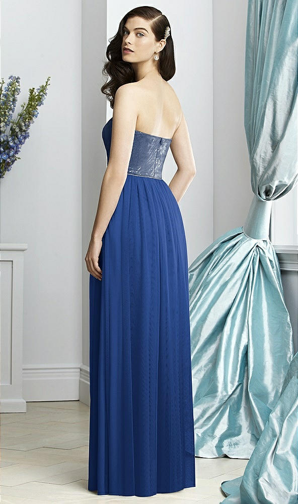 Back View - Classic Blue Dessy Collection Style 2925