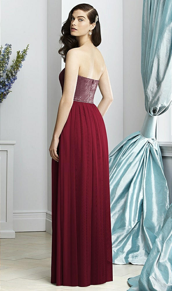 Back View - Burgundy Dessy Collection Style 2925